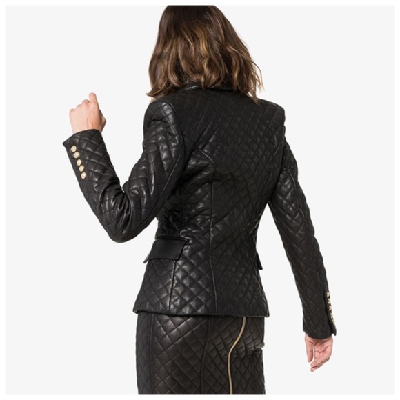 🎁 The Dayne Quilted Skirt & Jacket Set - Picture 3 of 8